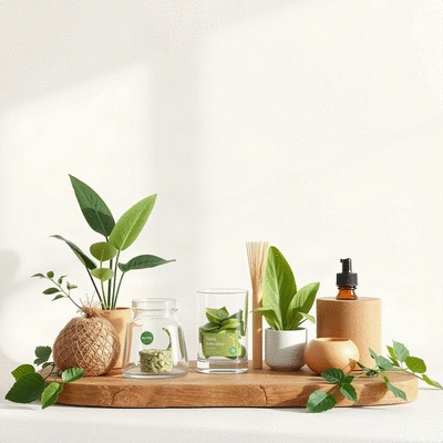 Eco-friendly product showcase