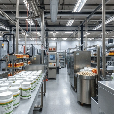 GMP certified supplement production
