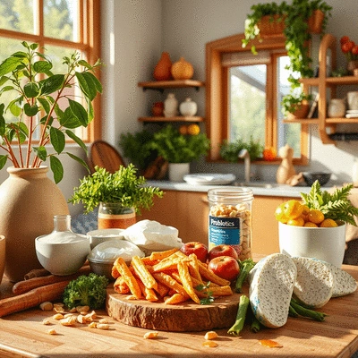 Healthy lifestyle with probiotics