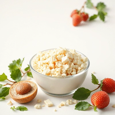 Healthy food with soluble fiber concept