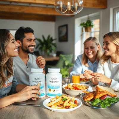 Healthy lifestyle with probiotics