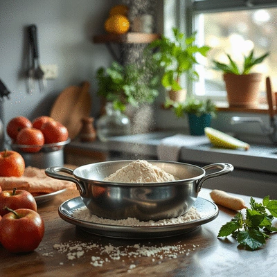 Lifestyle shot of Apple Cider Vinegar Powder being used in cooking