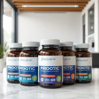 Image of Specialist Supplements UK probiotic range