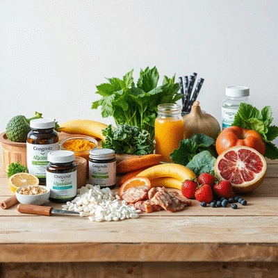 Healthy lifestyle choices with alkalising supplements