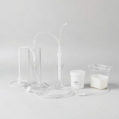 Home colonic irrigation kit with components