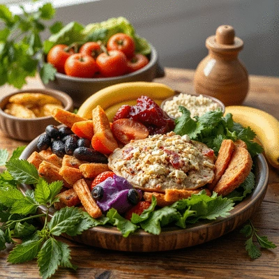 Healthy lifestyle with high fibre foods