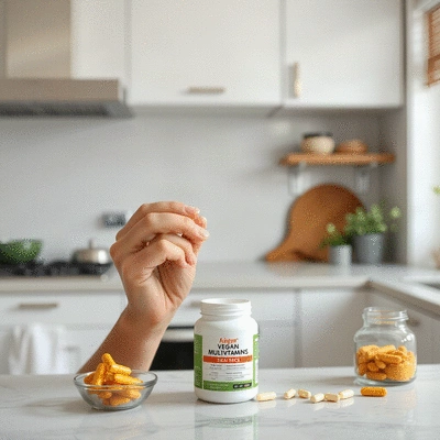 User taking vegan multivitamins