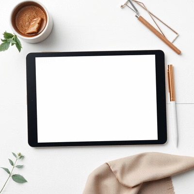 Digital guide or eBook mockup