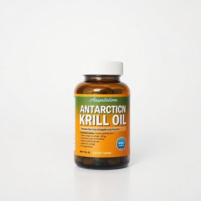 Antarctic Krill Oil Supplement Bottle