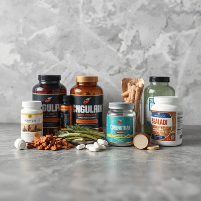 Image of various sports supplements