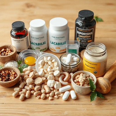 Natural laxatives and dietary supplements for digestion