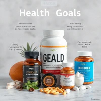 Image illustrating health goals and supplements