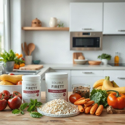 Lifestyle image of healthy food choices and supplements