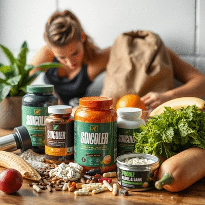 Image showing a healthy lifestyle with supplements