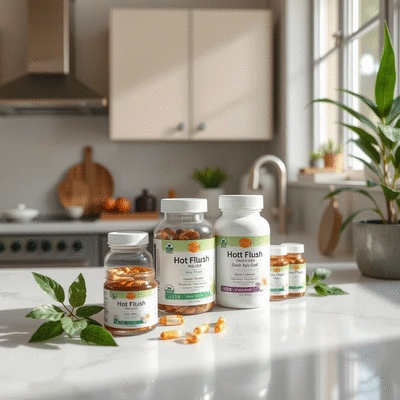 Herbal supplements for hot flush relief