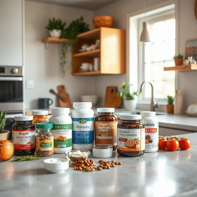 Supplements in a modern kitchen