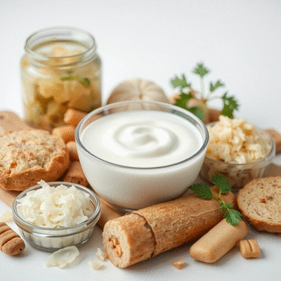 Assorted probiotic foods