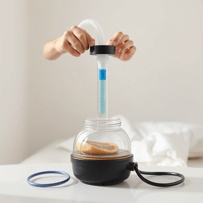 Home enema kit usage scenario